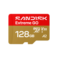 SANDISK Extreme GO 128GB 240 MB/s microSD Memory Card (SDSQXGN-128G-GN6MN)